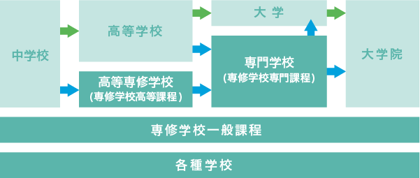 進学の経路